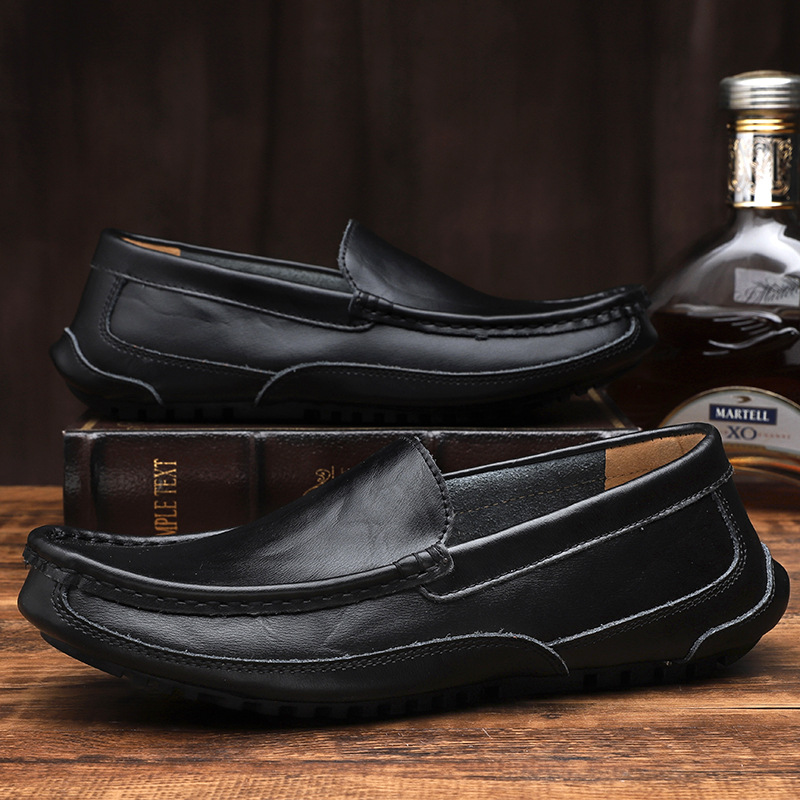 Versatile men's sleek comfort loafers in brown, offering stylish everyday wear for both casual & dress.