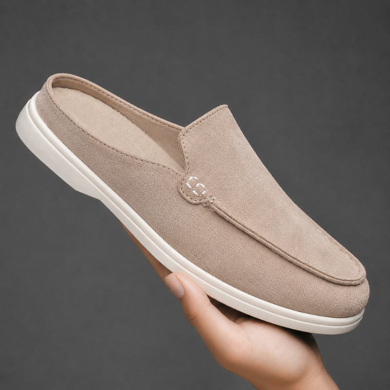 Everyday men's comfort mule loafers, a sleek slip-on shoe for stylish and relaxed casual fashion.
