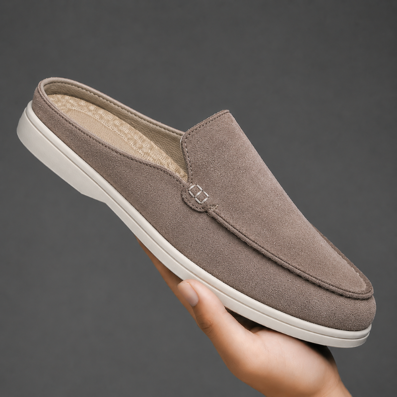 Men's everyday comfort mule loafers, a sleek slip-on shoe for easy wear and versatile casual style.
