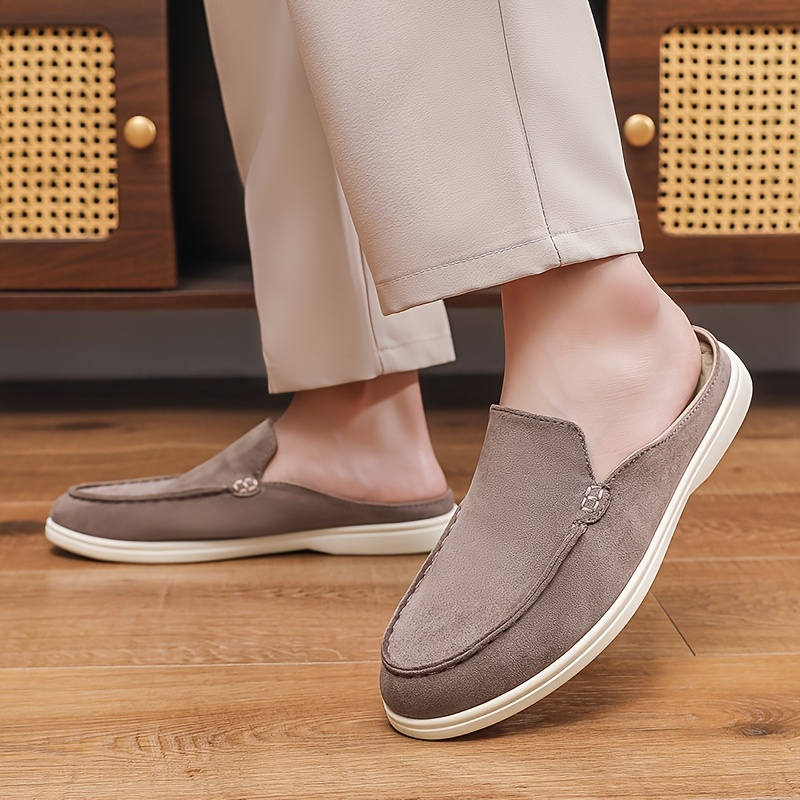 Stylish & comfortable men's slip-on mule loafers, versatile for everyday casual fashion and modern footwear.