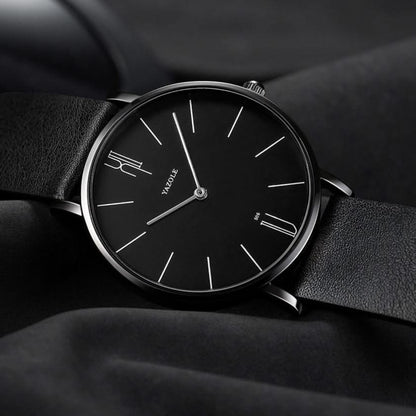 Sophisticated men's minimalist watch, ideal accessory for formal events & everyday fashion.