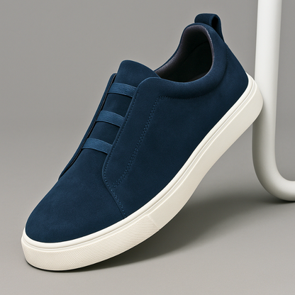 Desert sand men's Chelsea sneakers, versatile slip-on casual shoes for comfortable daily fashion.