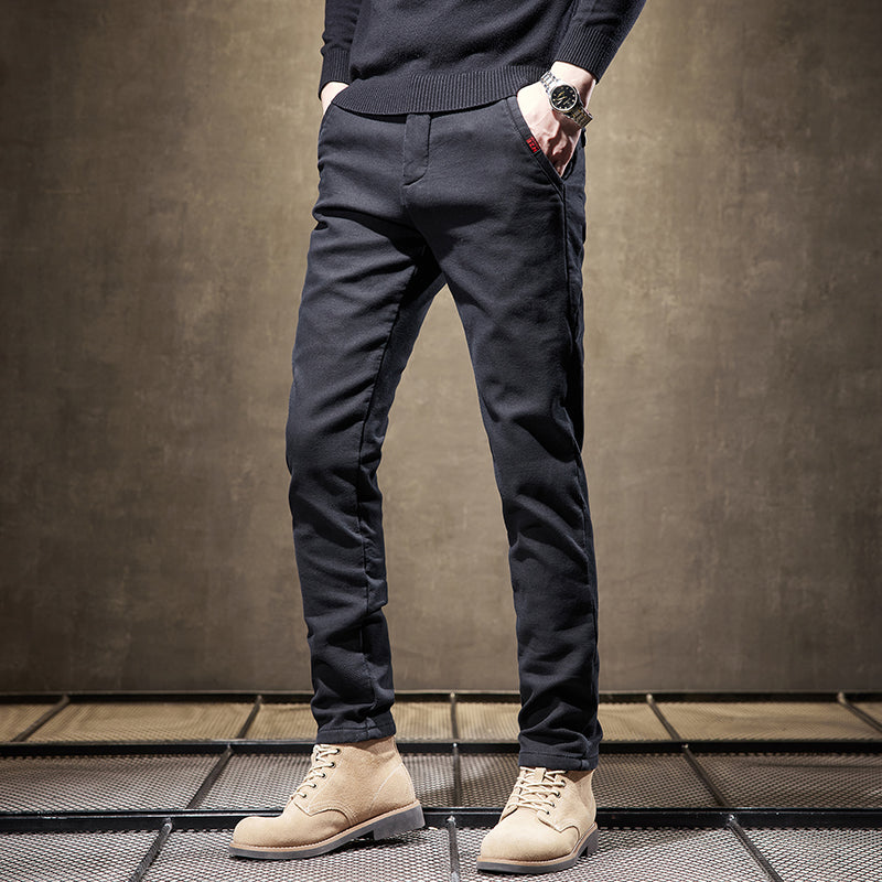 Sharp men's slim fit pants, wrinkle-resistant design ensures a comfortable, polished look all day. Men's trousers.