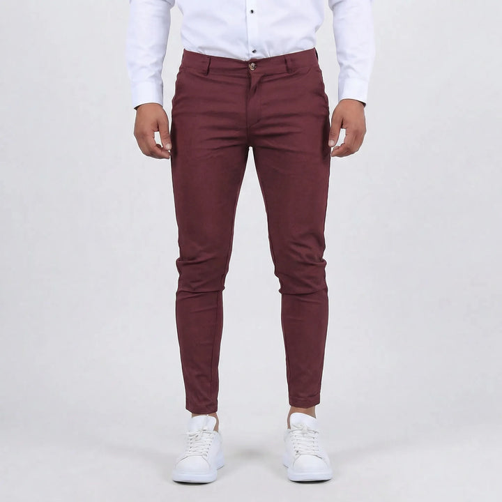 Men's versatile Marco chino pants, slim fit tapered for modern everyday, workwear & casual style.