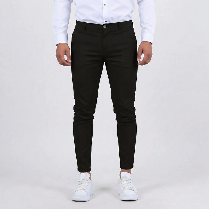 Versatile men's slim fit chino pants, perfect for smart casual or daily wear, modern style.