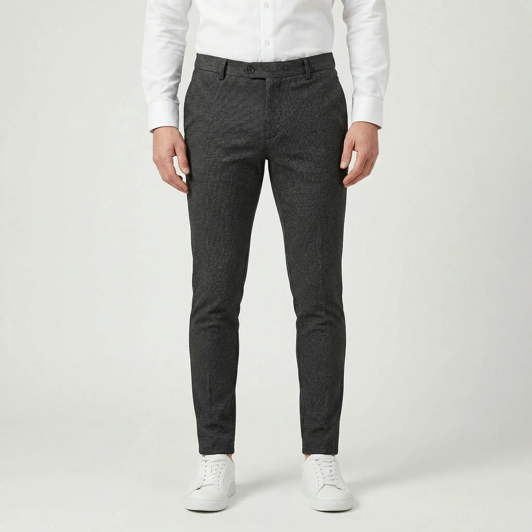 Classic men's versatile slim fit chino pants, ideal for smart casual, office & daily wear.