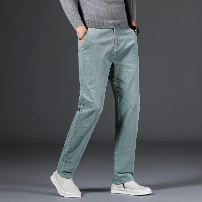 Black Men's Slim Fit Everyday Pants, sleek & comfortable. Essential everyday wear for stylish men's casual fashion.