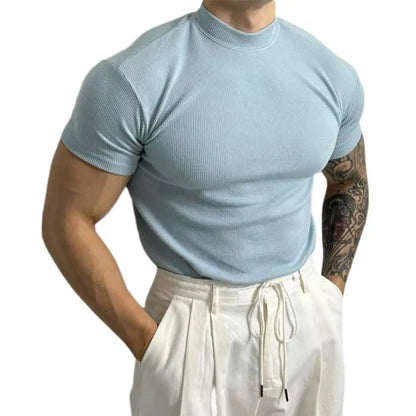 Men's slim fit performance t-shirt, designed for all-day comfort, athletic activities, and casual wear.