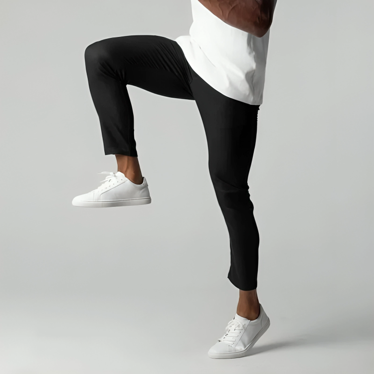 Versatile men's slim fit stretch chinos, perfect for both casual and formal occasions.