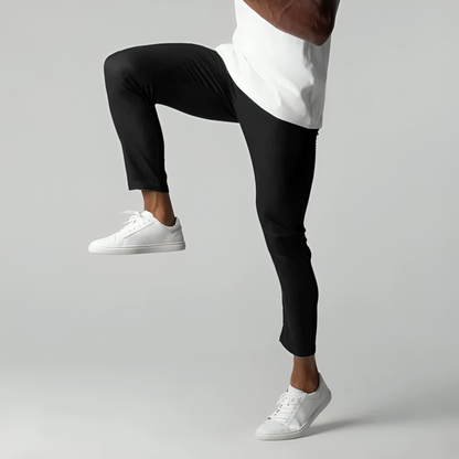 Versatile men's slim fit stretch chinos, perfect for both casual and formal occasions.