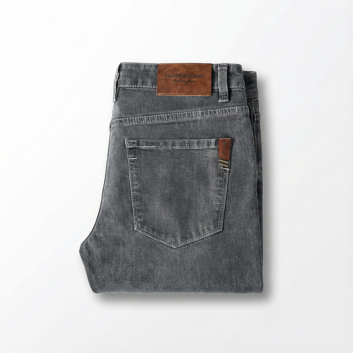 Modern men's black slim-fit tapered jeans. Stretch denim for ultimate comfort & casual wear.