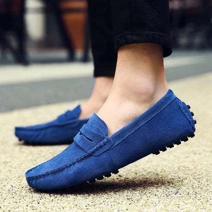 Comfortable men's slip-on loafers, ideal for all-day wear. Smart casual footwear for modern men's fashion.