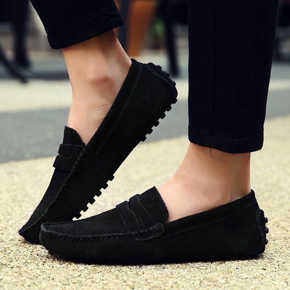 Easy-to-wear men's slip-on loafers, merging practical comfort with timeless men's style and versatility.