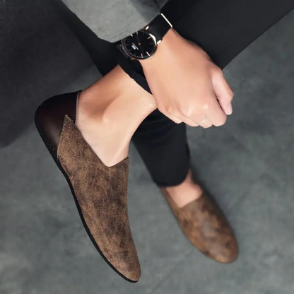 Classic men's slip-on loafers, offering exceptional comfort and easy-to-wear everyday style.