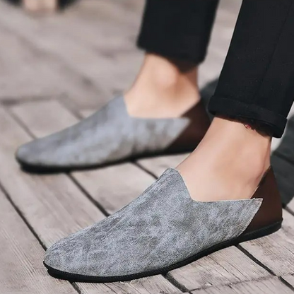 Plush men's slip-on loafers ensuring all-day comfort for casual and smart-casual looks.