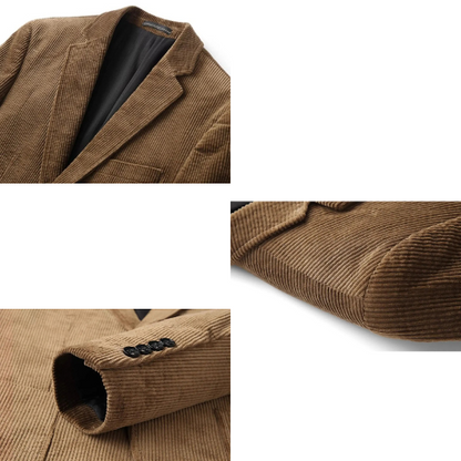 Comfortable men's smart casual blazer for all-day wear. Stylish professional jacket, great for office & events.