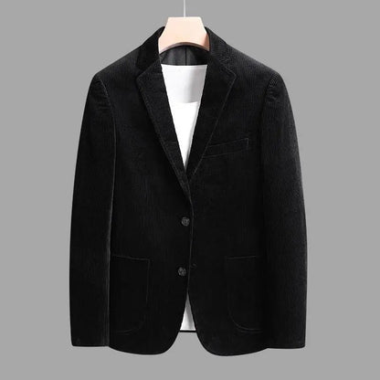 Stylish men's outerwear blazer, a smart casual jacket for autumn & winter fashion. Tailored for versatile style.
