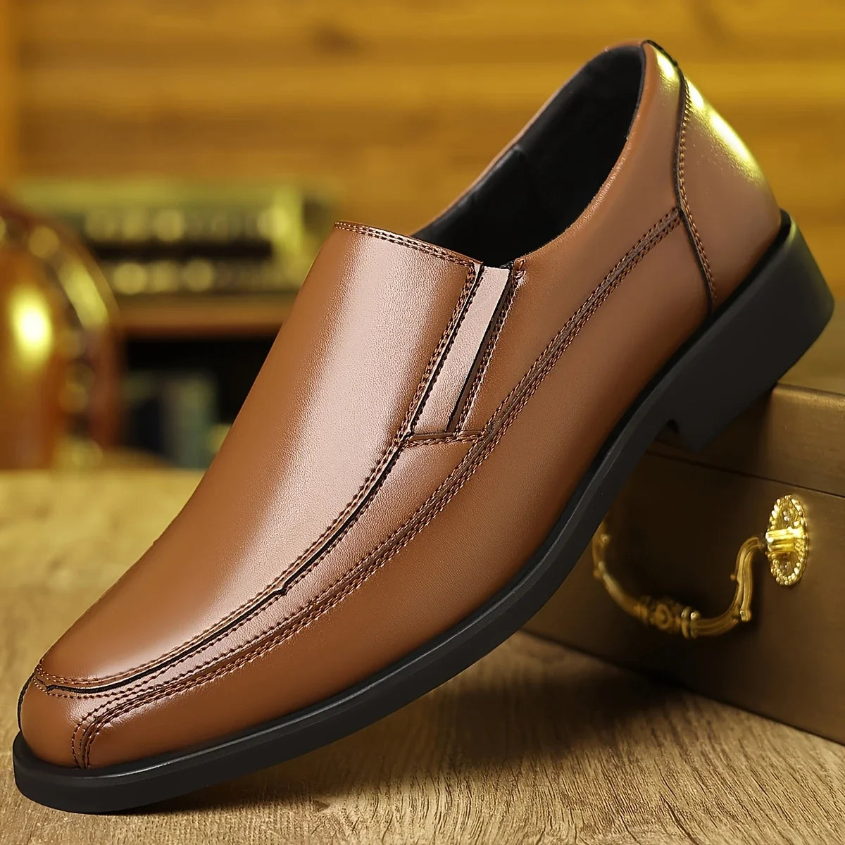 Men's smart slip-on loafers for everyday comfort & versatile style.