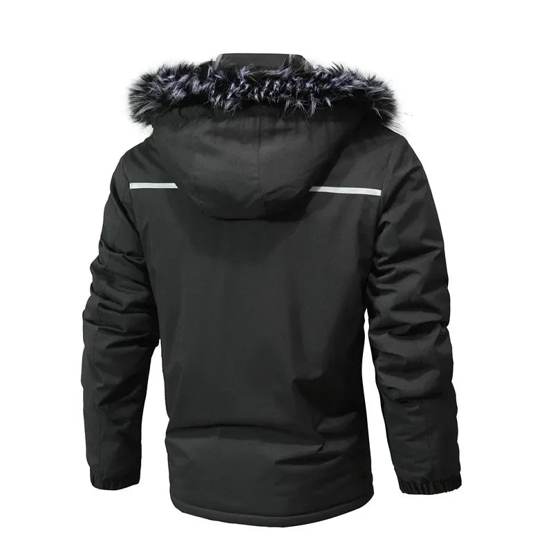 Stylish men's Snowford insulated jacket for winter. Breathable, windproof activewear coat for everyday cold weather.