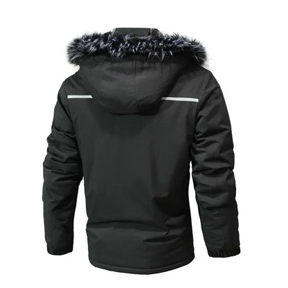 Stylish men's Snowford insulated jacket for winter. Breathable, windproof activewear coat for everyday cold weather.