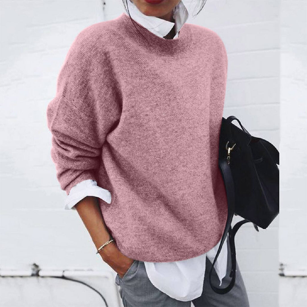 Men's soft wool long sleeve pullover sweater for ultimate comfort & stylish casual wear. Ideal for fall & winter.