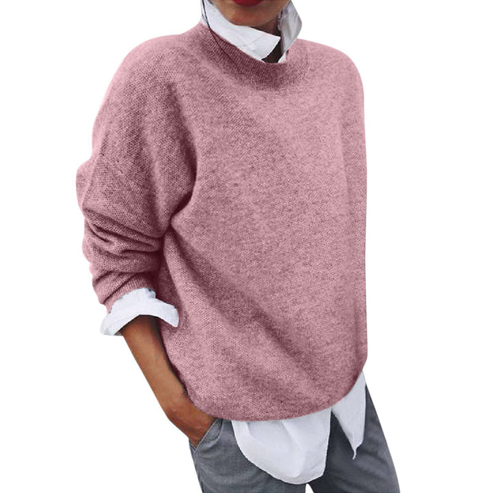 Stylish men's long sleeve pullover sweater, a versatile wardrobe staple for casual everyday and layering.