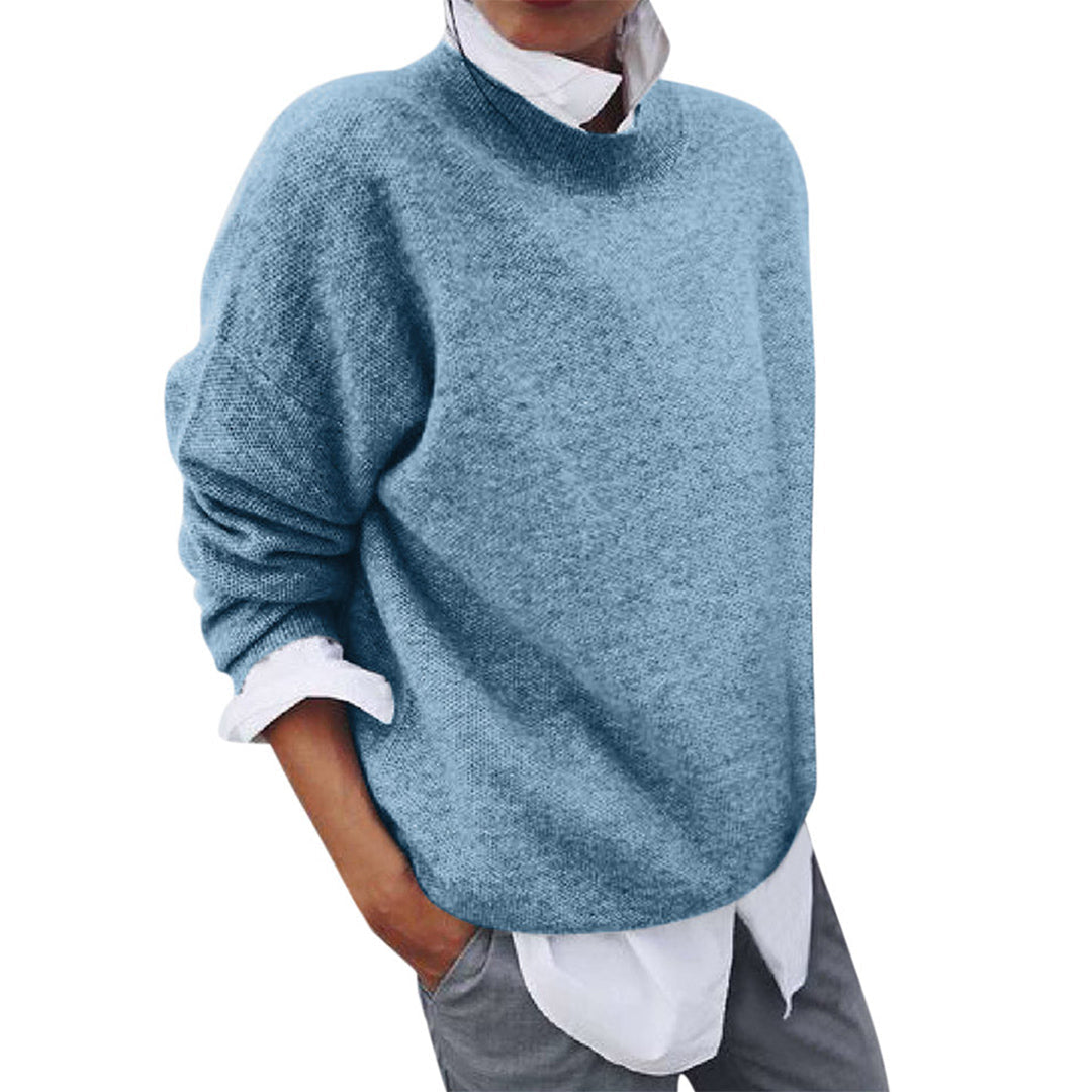 Soft touch men's wool long sleeve pullover sweater for warmth & comfort. A stylish winter wear wardrobe staple.
