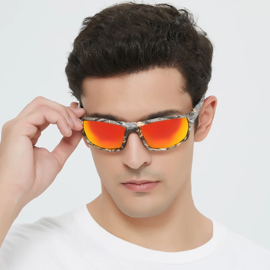 Stylish Solaris men's sport sunglasses with polarized lenses. UV400 protection for active outdoor wear.