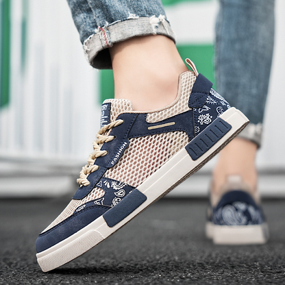 Modern Sonnet men's sneakers in blue, offering unmatched comfort for daily wear.
