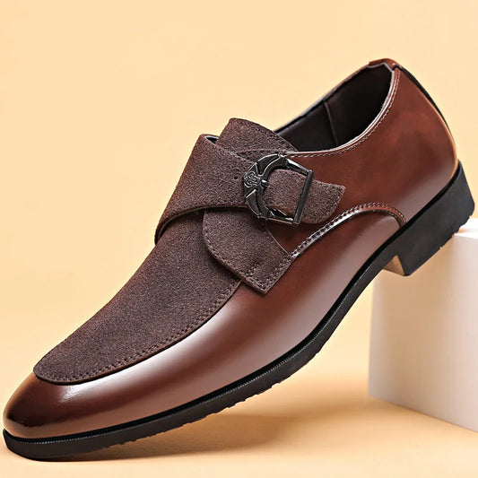 Men's sophisticated slip-on loafers in premium leather, ideal for formal & smart casual office wear. Confident style.
