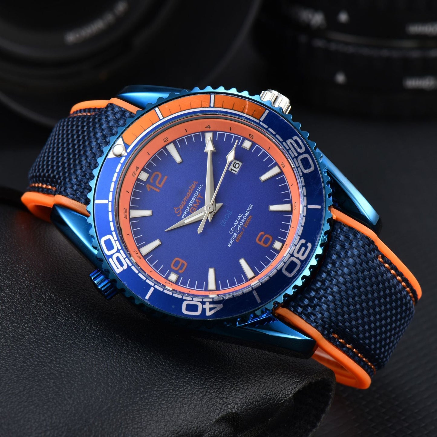 Modern men's sport watch with a sleek design, functional rotating bezel, and clear luminous markers for daily style.