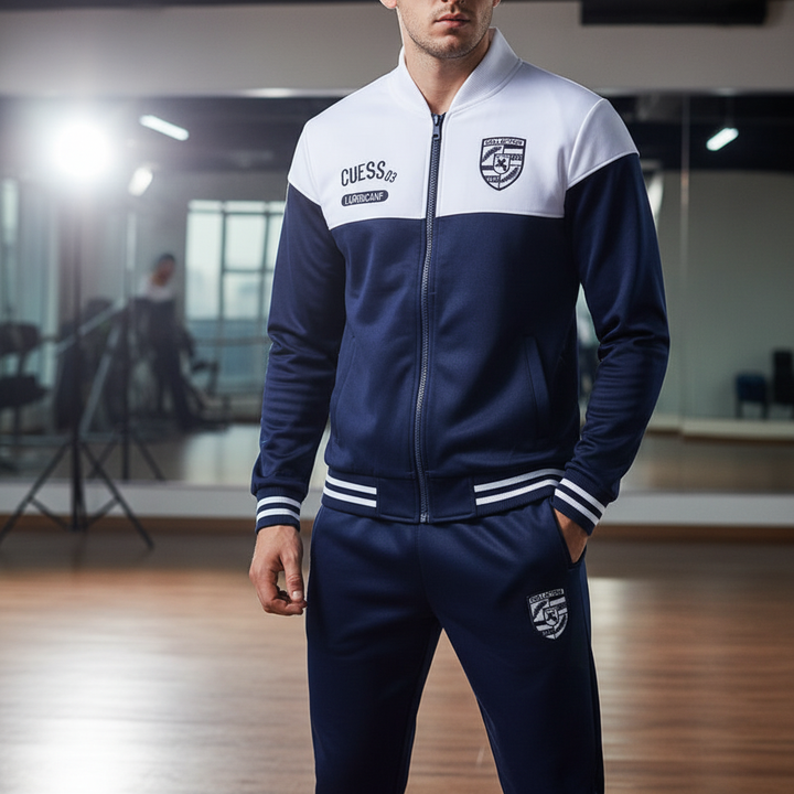 Men's sporty Eddie baseball tracksuit for comfort & urban style.