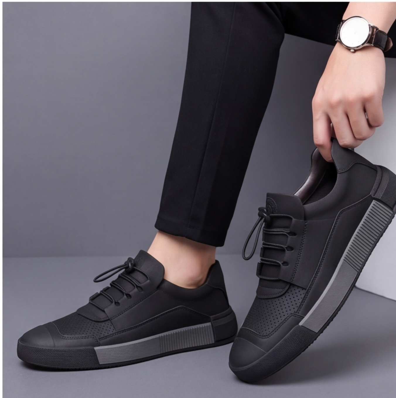 Versatile men's Sterling walking shoes, comfortable and stylish with toggle lace for everyday.
