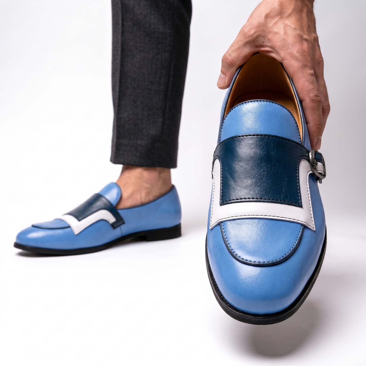 Modern men's Stoneveil slip-on loafers, offering relaxed luxury & everyday comfort for versatile summer wear.