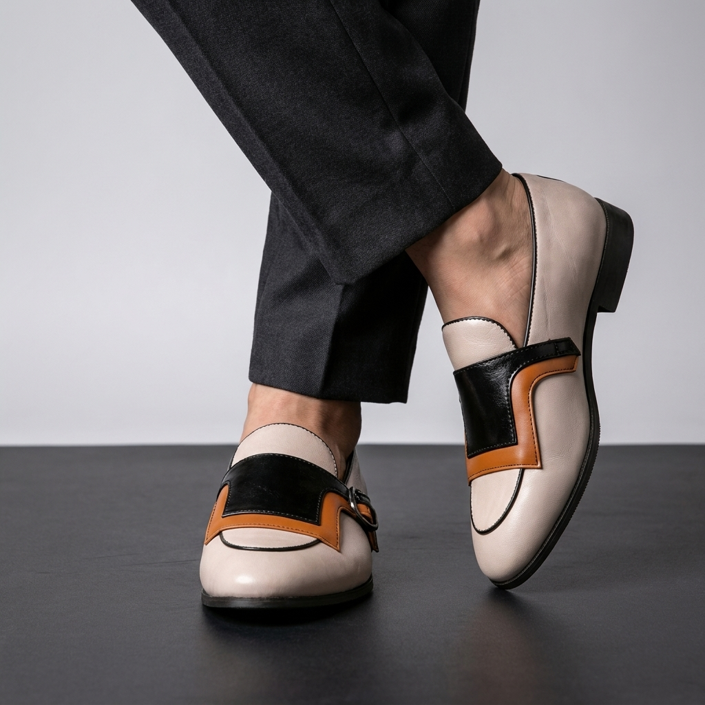 Lightweight Stoneveil slip-on loafers for men, ideal for smart casual looks and comfortable summer footwear.