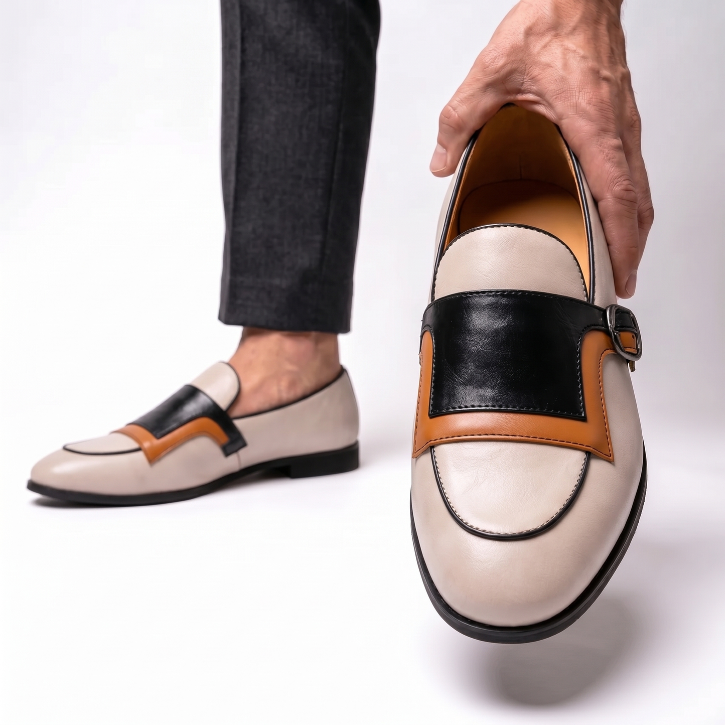 Stylish men's Stoneveil slip-on loafers, a versatile choice for summer fashion and easy casual comfort.