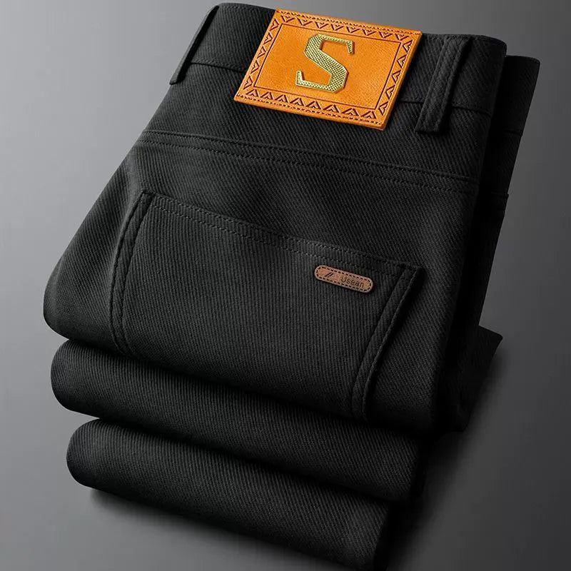 Stratos men's premium cotton casual pants, ultimate comfort & lasting style for daily use.