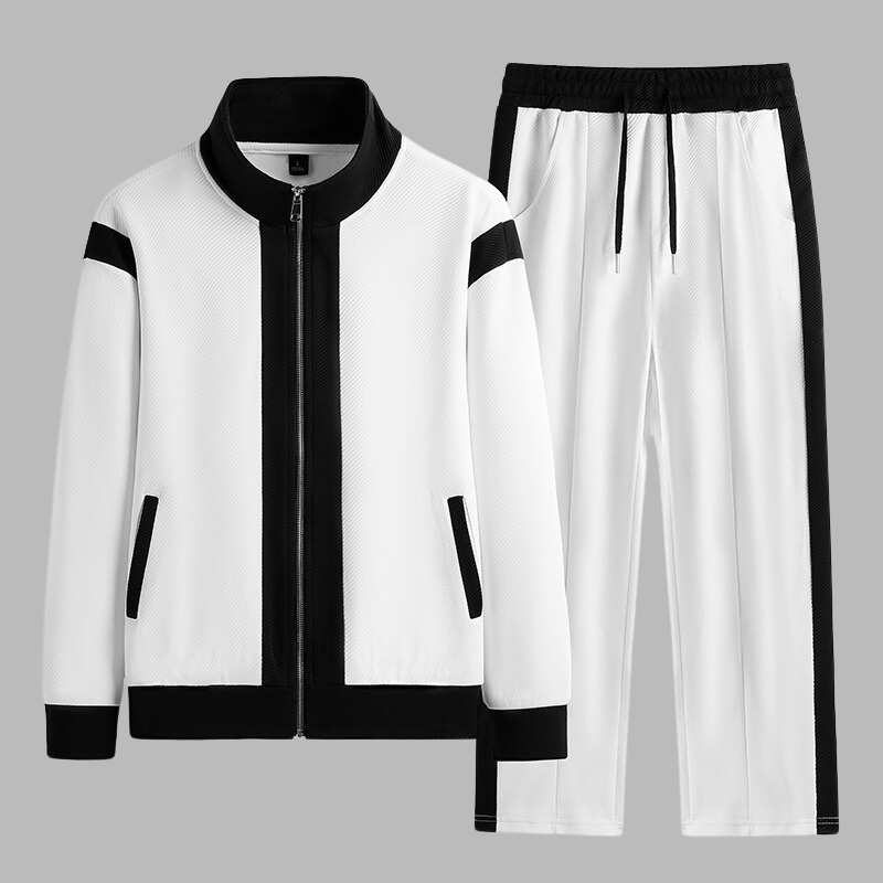 High-performance men's activewear set, featuring a comfortable top and joggers for all workouts and training.
