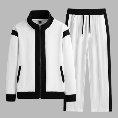 High-performance men's activewear set, featuring a comfortable top and joggers for all workouts and training.