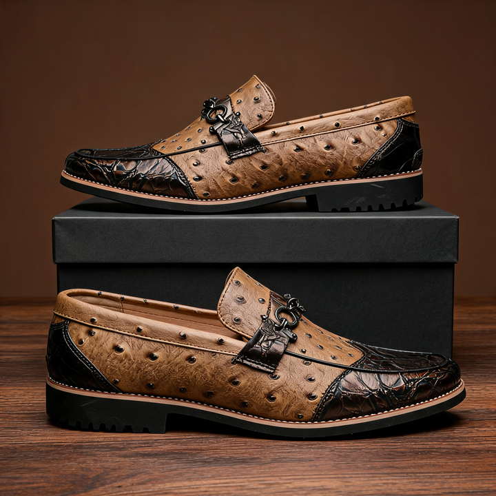 Easy-wear men's slip-on casual shoes for daily comfort. Modern men's footwear with a streamlined pointed toe.