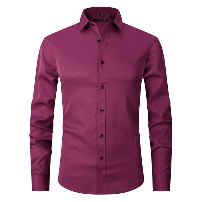 Men's fashion stretch dress shirt, blending comfort and professional elegance.