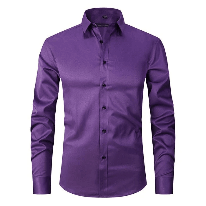 Formal men's dress shirt, perfect for professional meetings & special occasions.