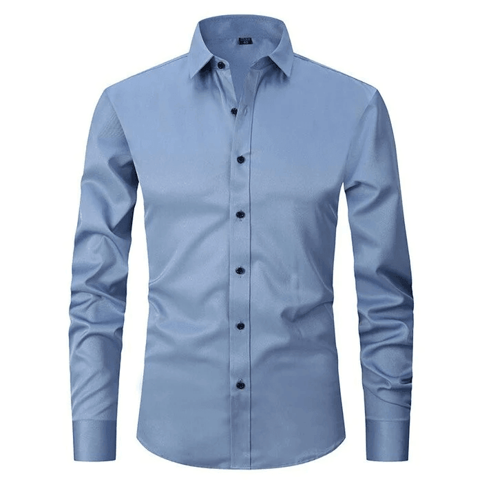 Classic men's long sleeve dress shirt, essential for a polished professional look.