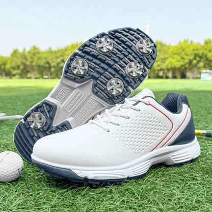 Striker Pro men's athletic golf shoes, providing ultimate comfort and traction.