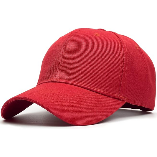 Men's structured baseball cap with adjustable strap. Ideal for everyday wear & sportswear.