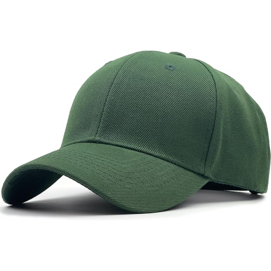 Structured men's baseball cap, an adjustable accessory for everyday style & comfort.