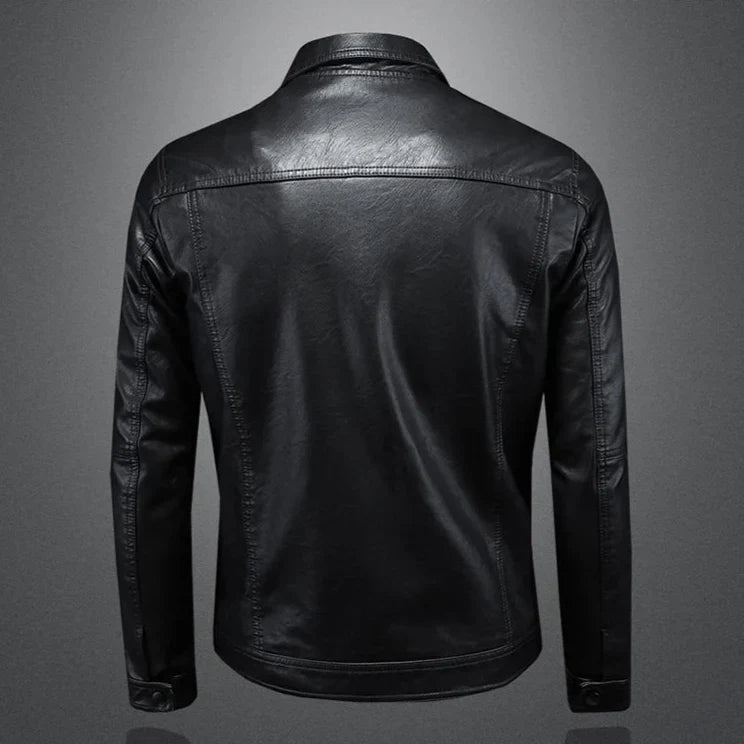 Modern gray tailored men's outerwear jacket, perfect for stylish smart casual and evening looks.