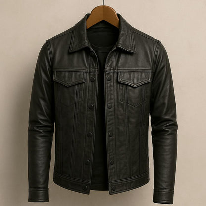 Brown men's tailored outerwear jacket, perfect slim-fit for a versatile, stylish smart casual look.