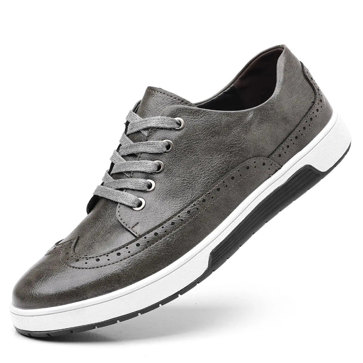 Active men's brogue sneakers providing all-day comfort & a smart look. Stylish casual footwear for him.