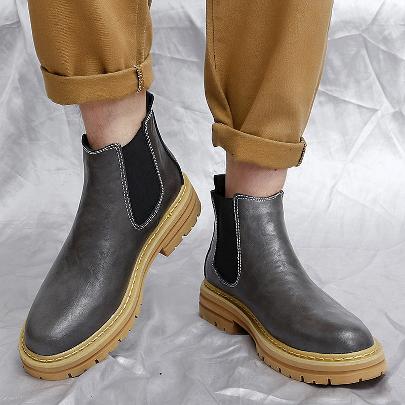 Premium men's ankle Chelsea boots, offering all-day comfort, style, and versatile wear.